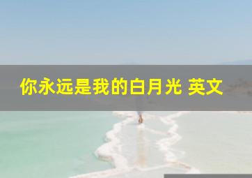 你永远是我的白月光 英文